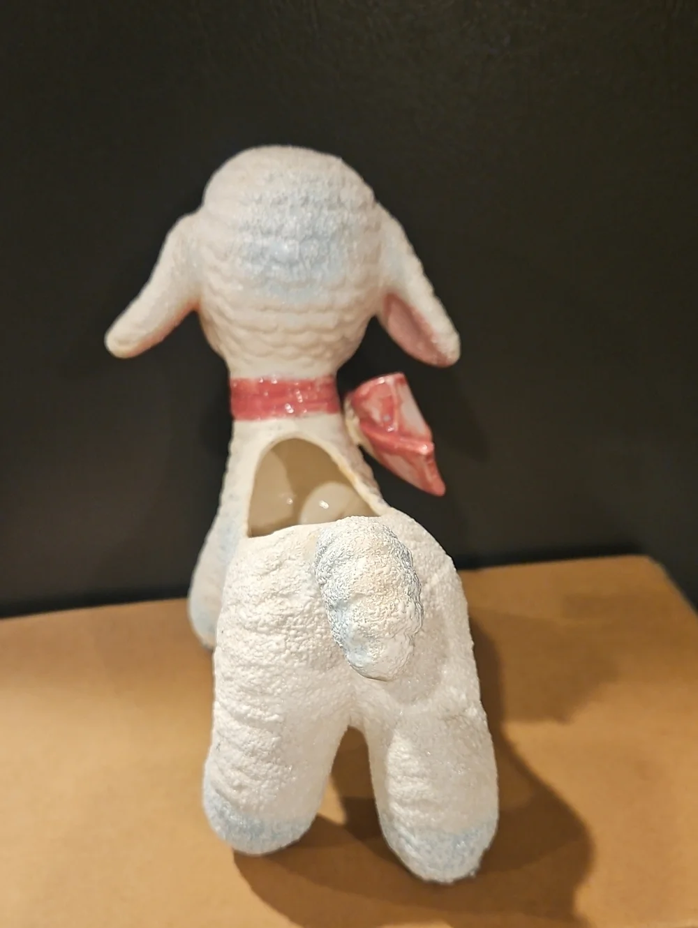 Vintage 1950's Ceramic Lamb Planter